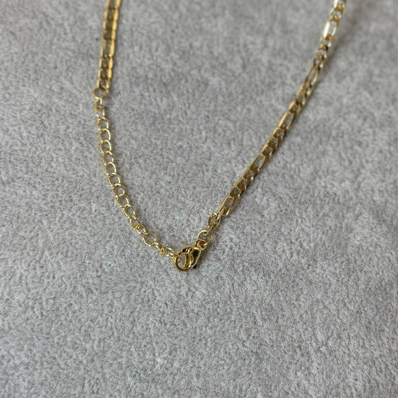 Karl Lagerfeld Leather Pendant Gold Chain - Picture 4 of 5